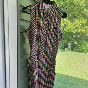 Columbia Size M Ladies Sport Plaid Dress